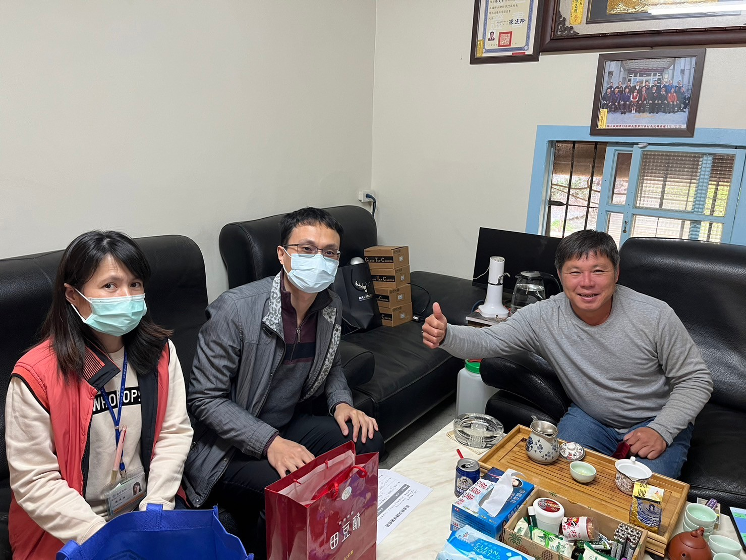 1/12拜訪村長 相本