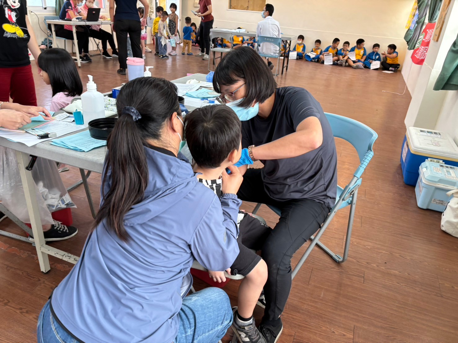 2024/10/14大城鄉大城國小及附設幼兒園流感疫苗接種照片2