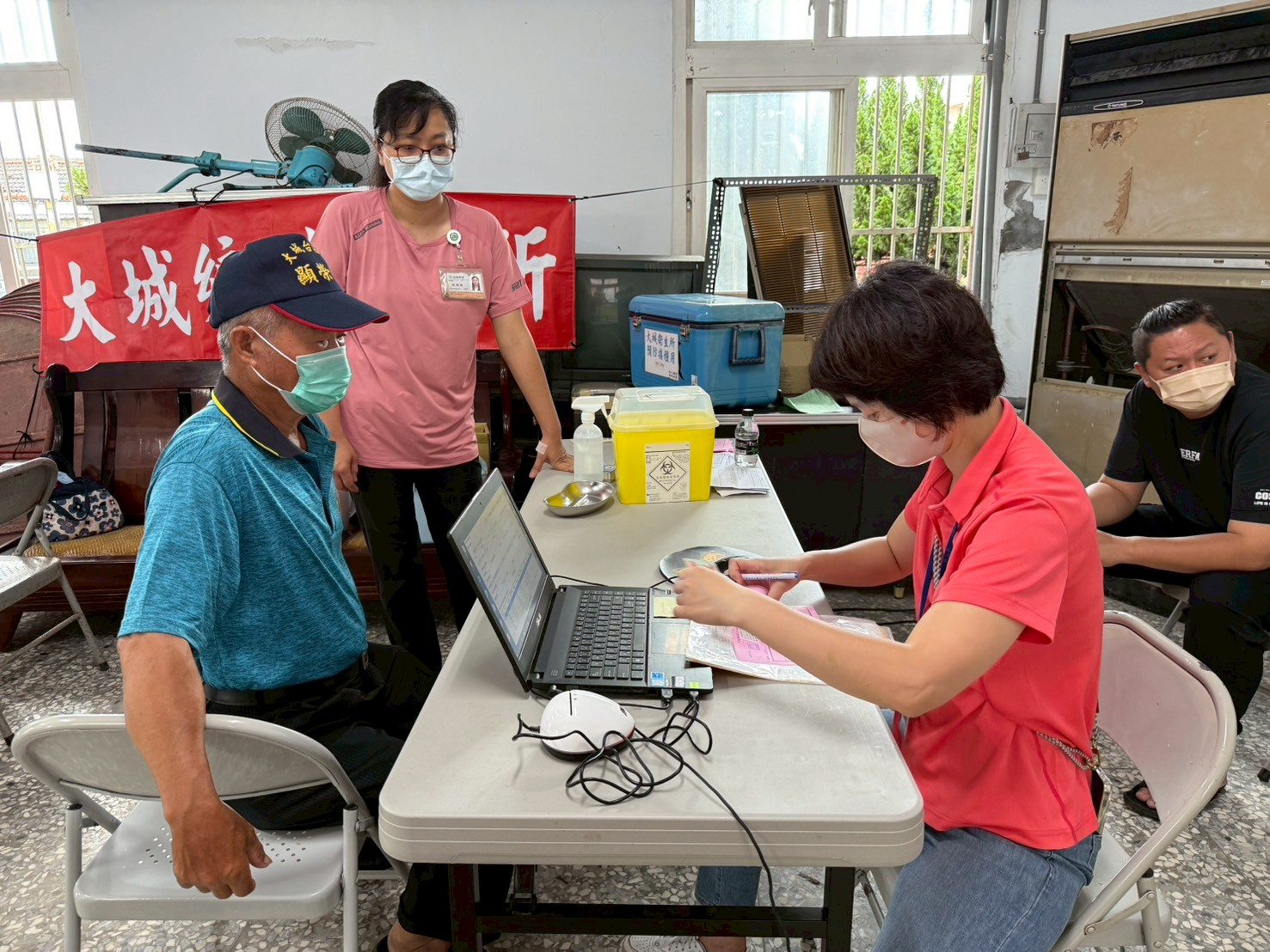 114年6月14日台西社區小型健檢及疫苗接種照片2