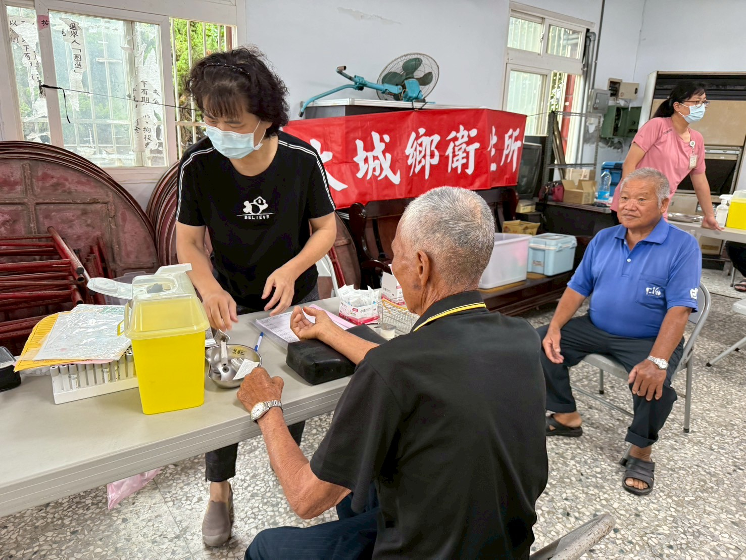 114年6月14日台西社區小型健檢及疫苗接種照片3