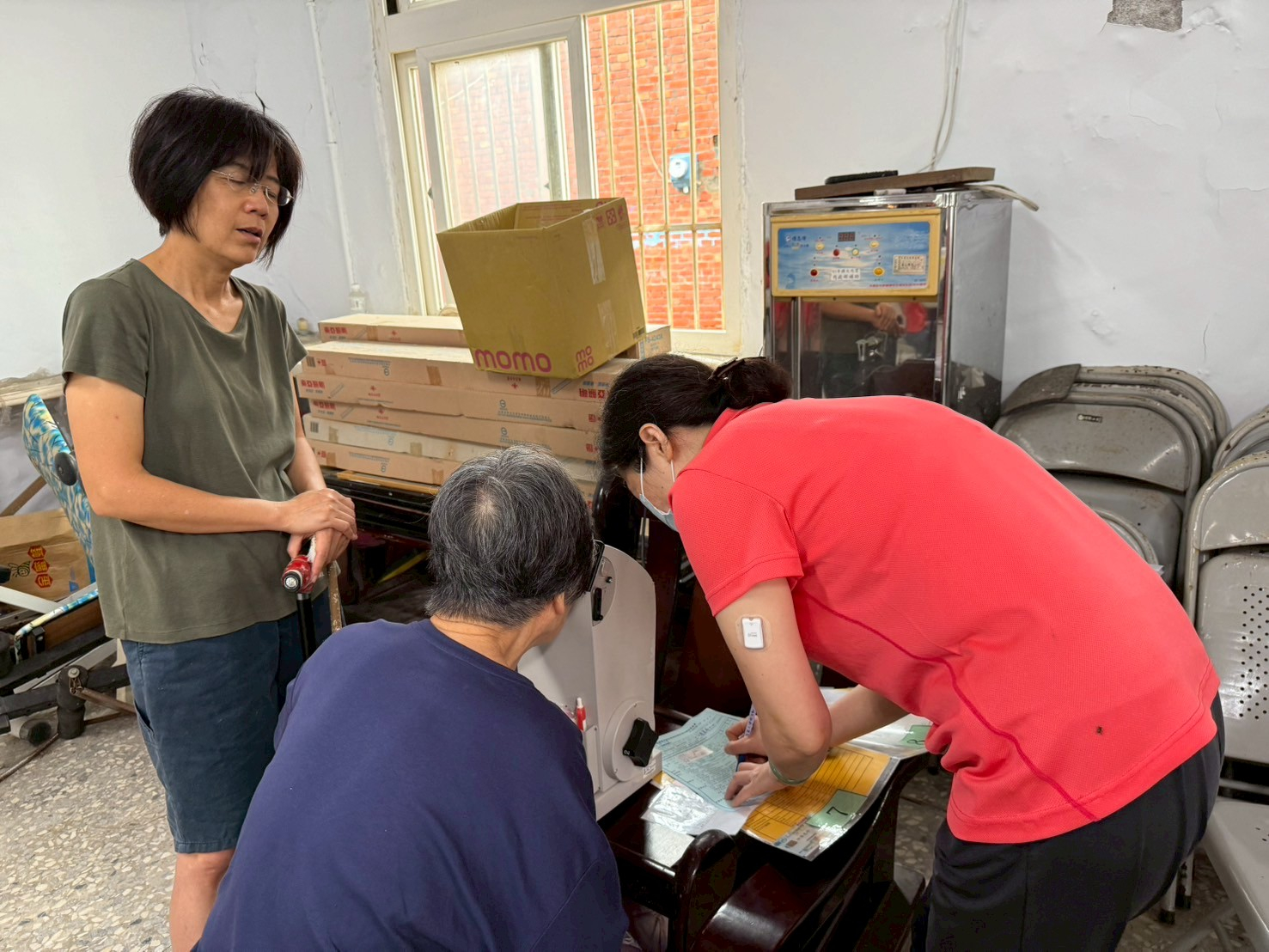 114年6月14日台西社區小型健檢及疫苗接種照片4