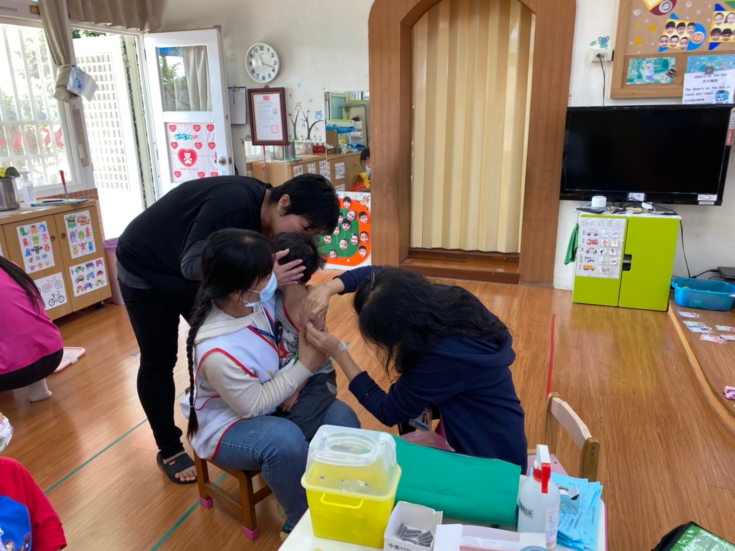 109西港附幼流感注射照片2