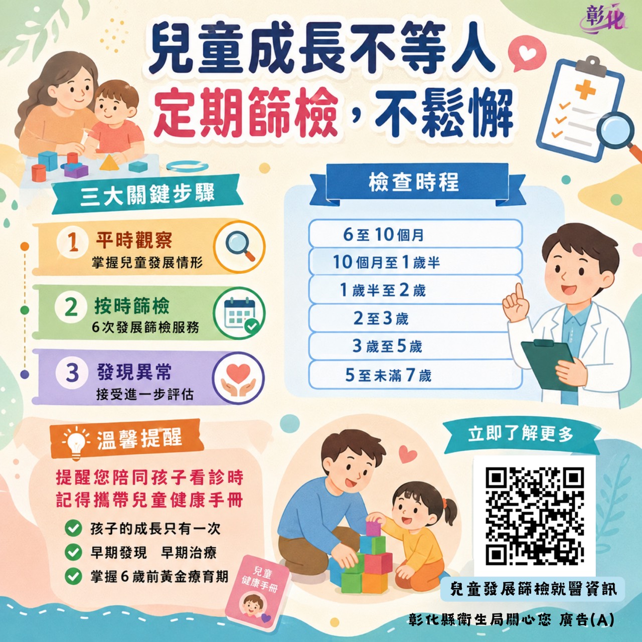 1151005定期發展篩檢,守護孩子的健康與未來宣傳圖片